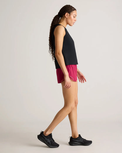Essential Run Cropped Muscle Tank - XS / Deep Navy