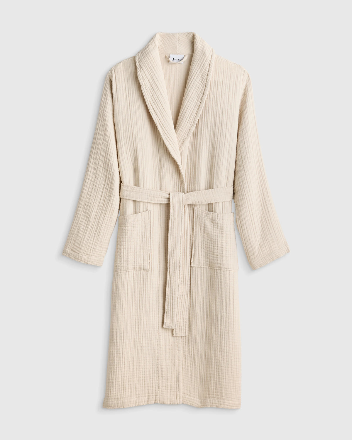 Soft Layered Turkish Cotton Robe - XS / White