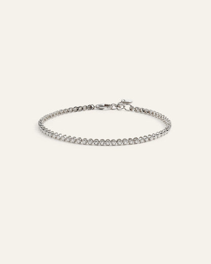 14K Gold Diamond Petite Tennis Bracelet - 1ctw - One Size / Yellow Gold