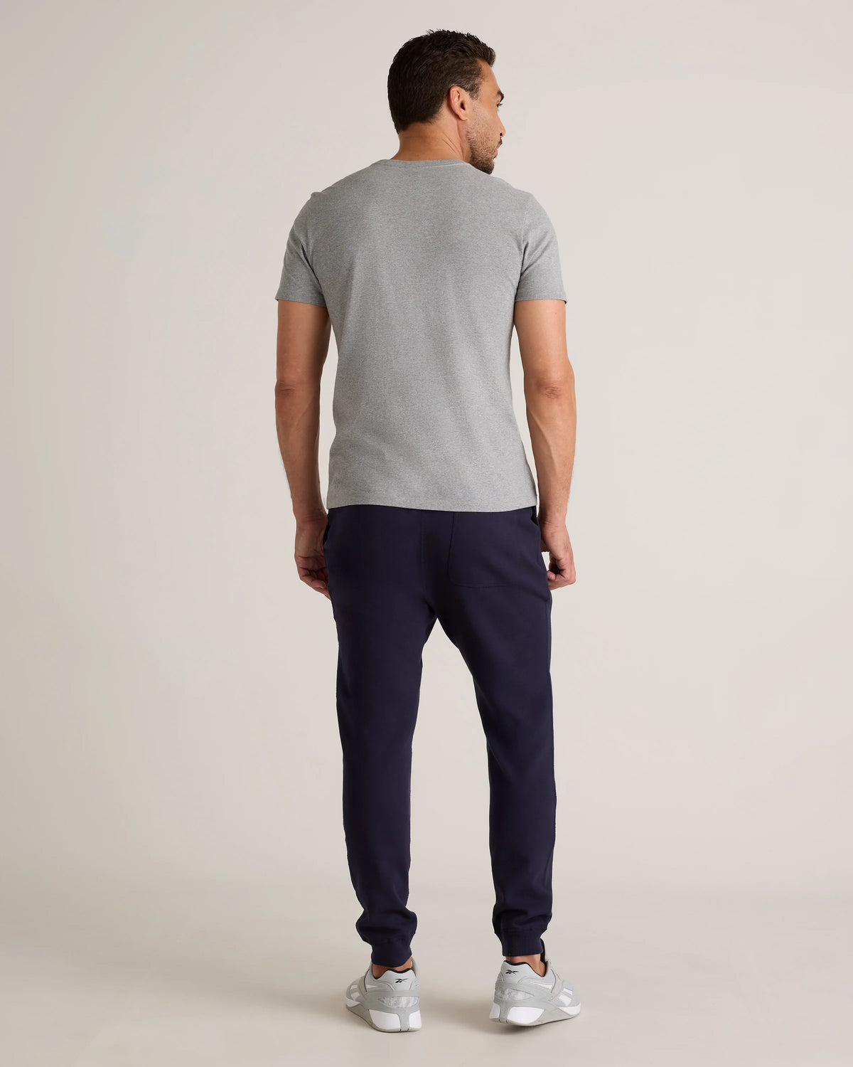 Organic Midweight French Terry Slim Joggers - XS / Light Heather Grey