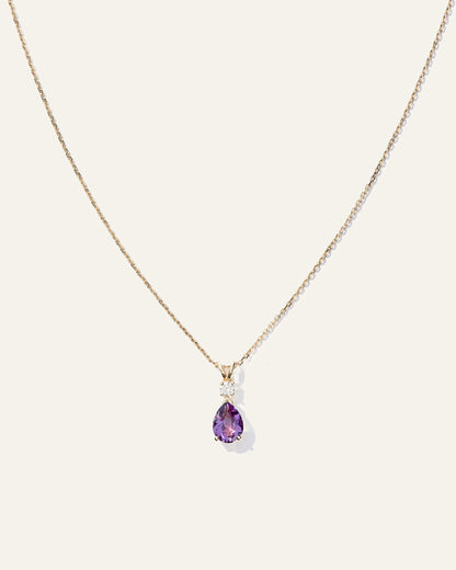 14K Gold Diamond & Semi-Precious Gemstone Drop Necklace - One Size / Yellow Gold