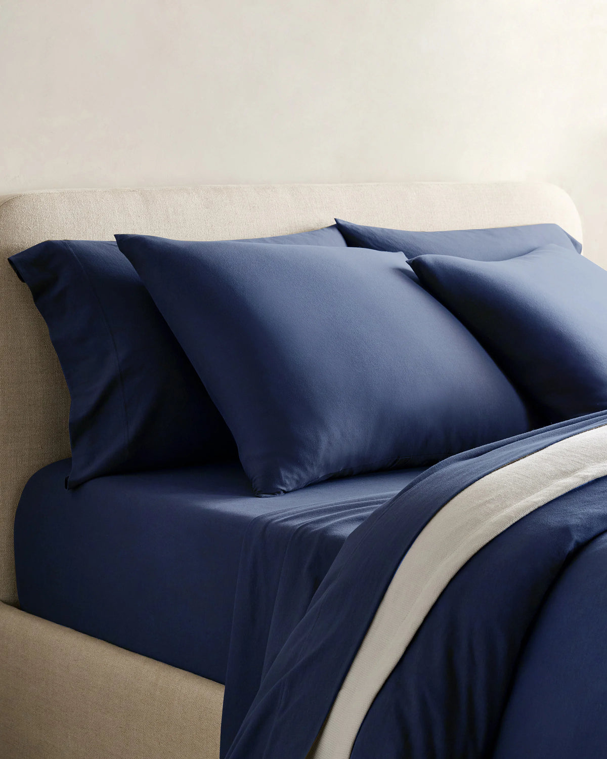 Organic Jersey Duvet Cover - Twin / Light Blue