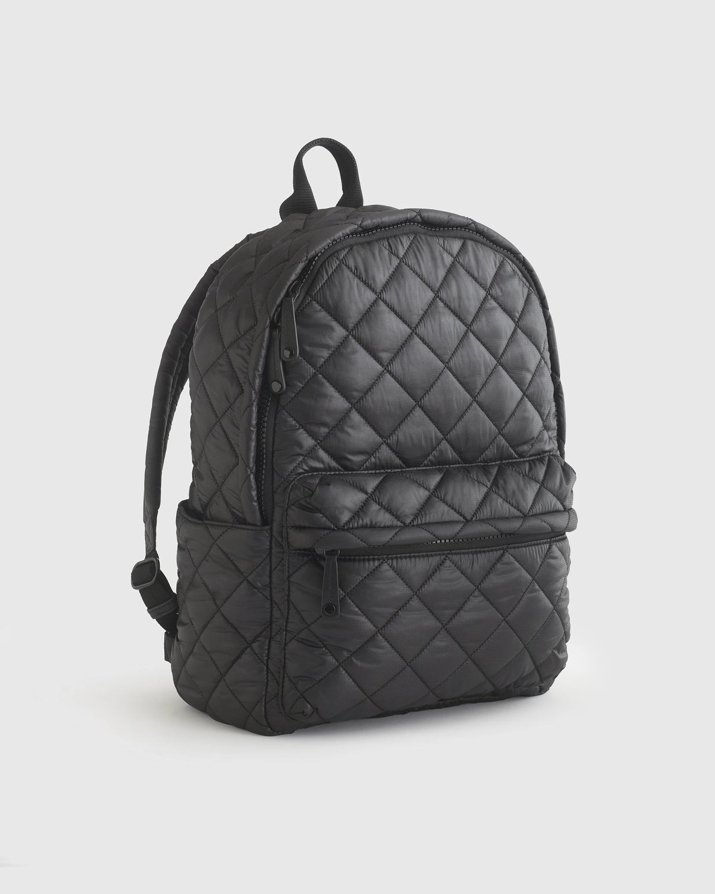 Transit Quilted Commuter Backpack - One Size / Taupe Brown