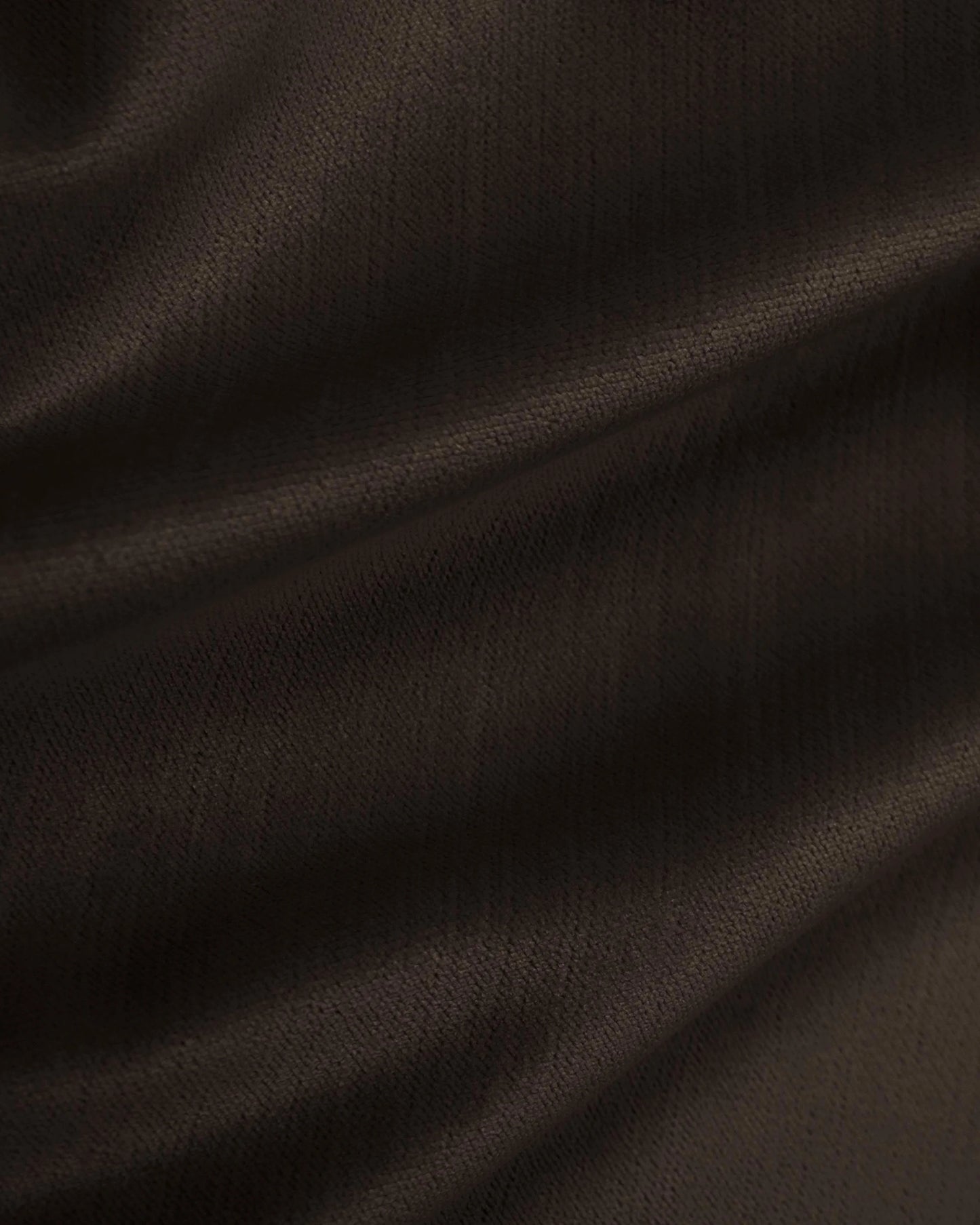 Square Bed in Performance Velvet - Full / Chocolate
