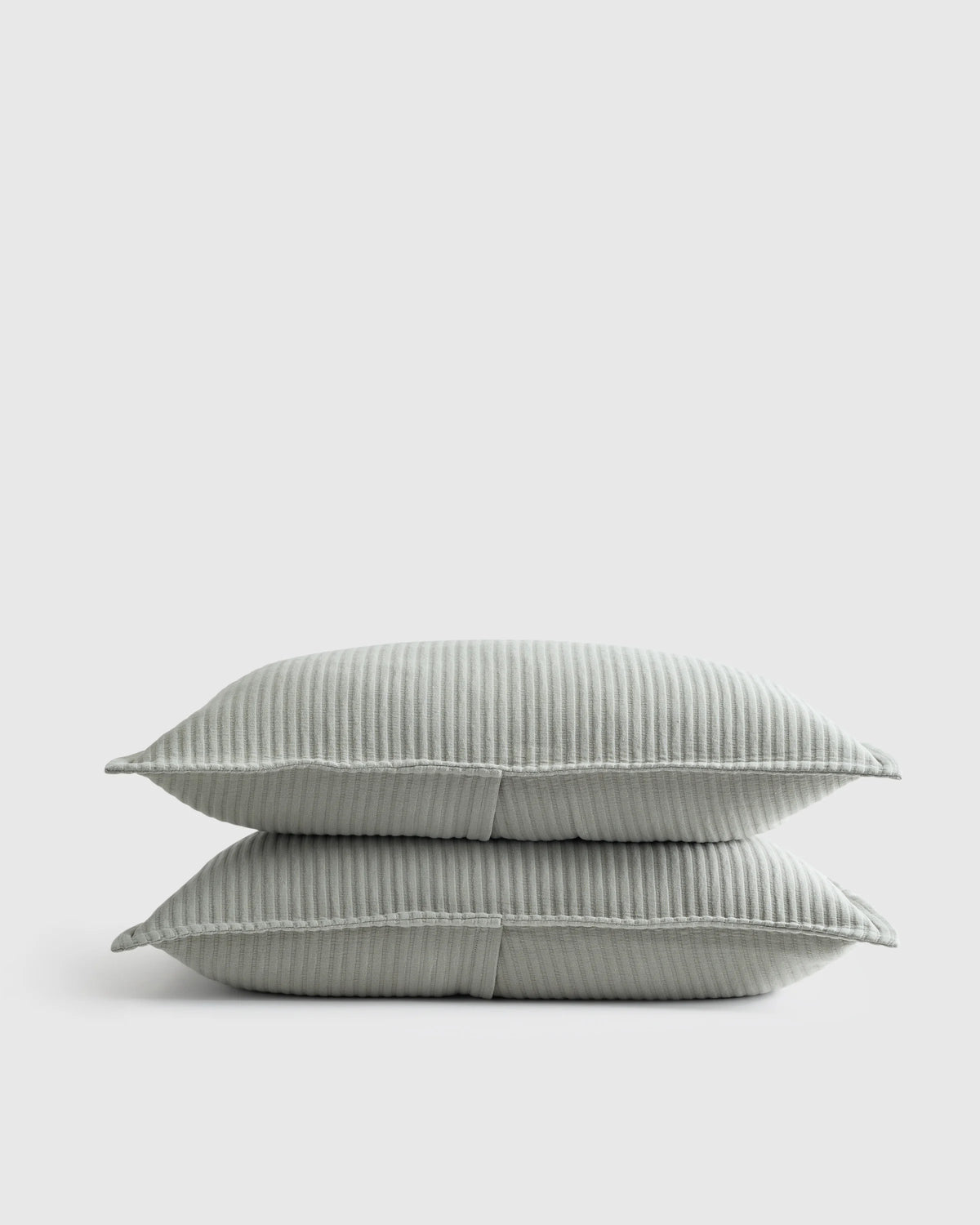 Organic Cotton Matelasse Sham Set - Standard / Dried Sage