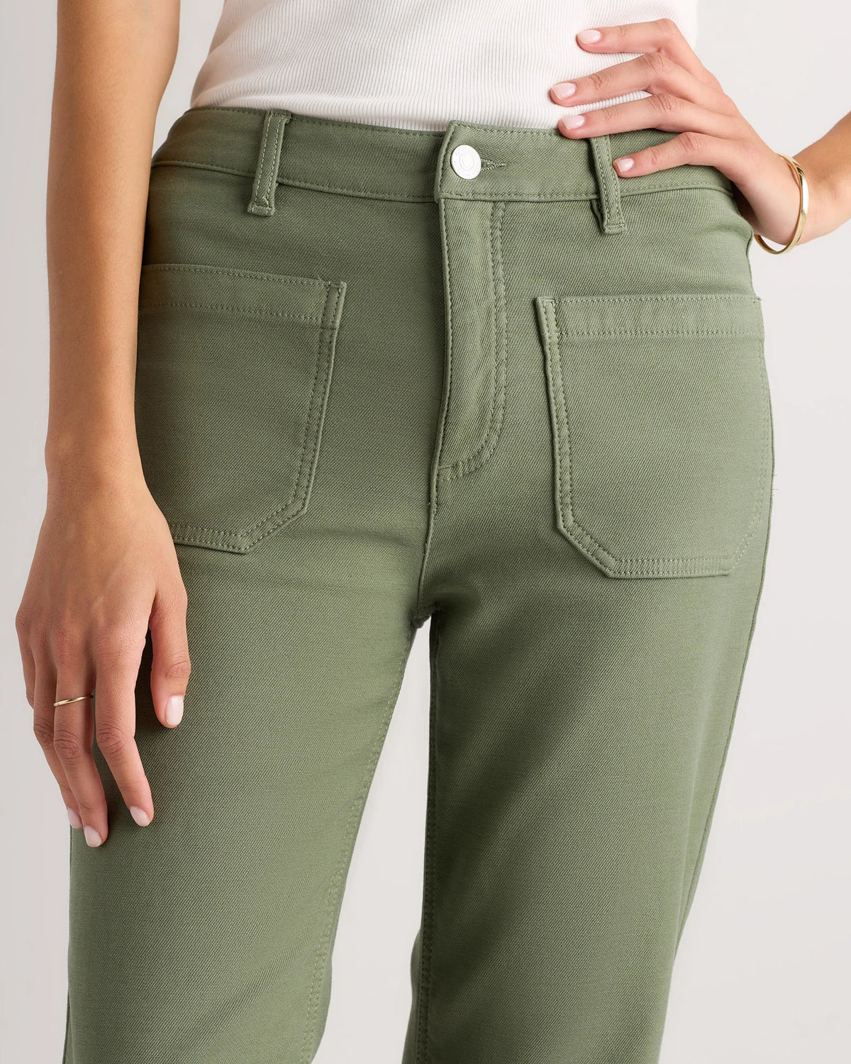 French Terry Wide Leg Pants - 0 / Deep Navy