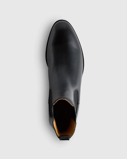 Essential Leather Dress Chelsea Boot - 7 / Black