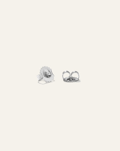 14K Gold Lab Grown Diamond Princess Solitaire Studs - 2ctw - One Size / Yellow Gold