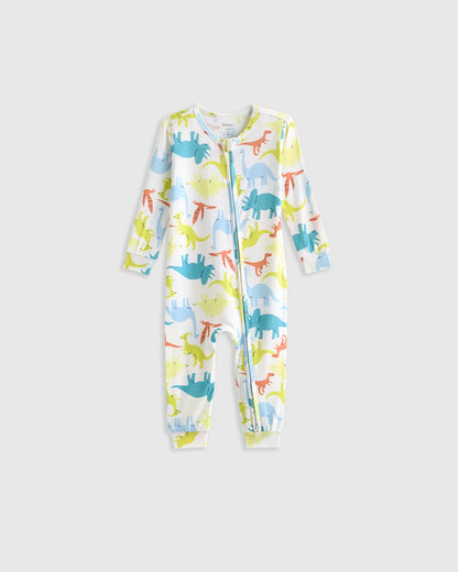 Bamboo One Piece Pajama - 0-3M / Wildflower Dreams