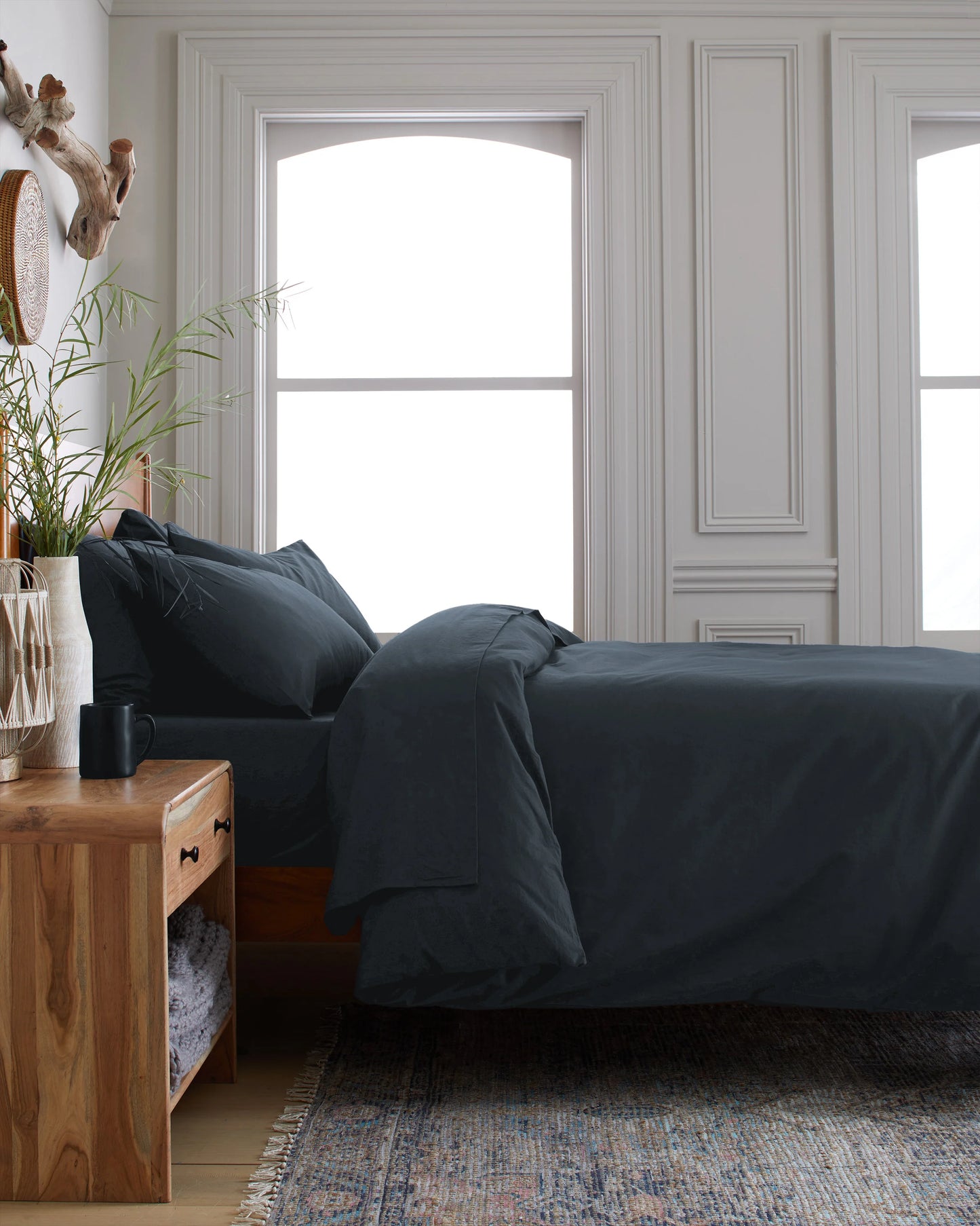 Organic Brushed Cotton Deluxe Bedding Bundle - Twin / White