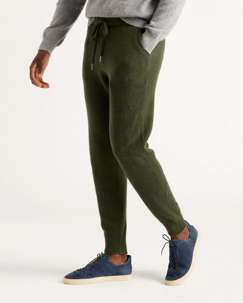 Mongolian Spring Cashmere Jogger - S / Olive