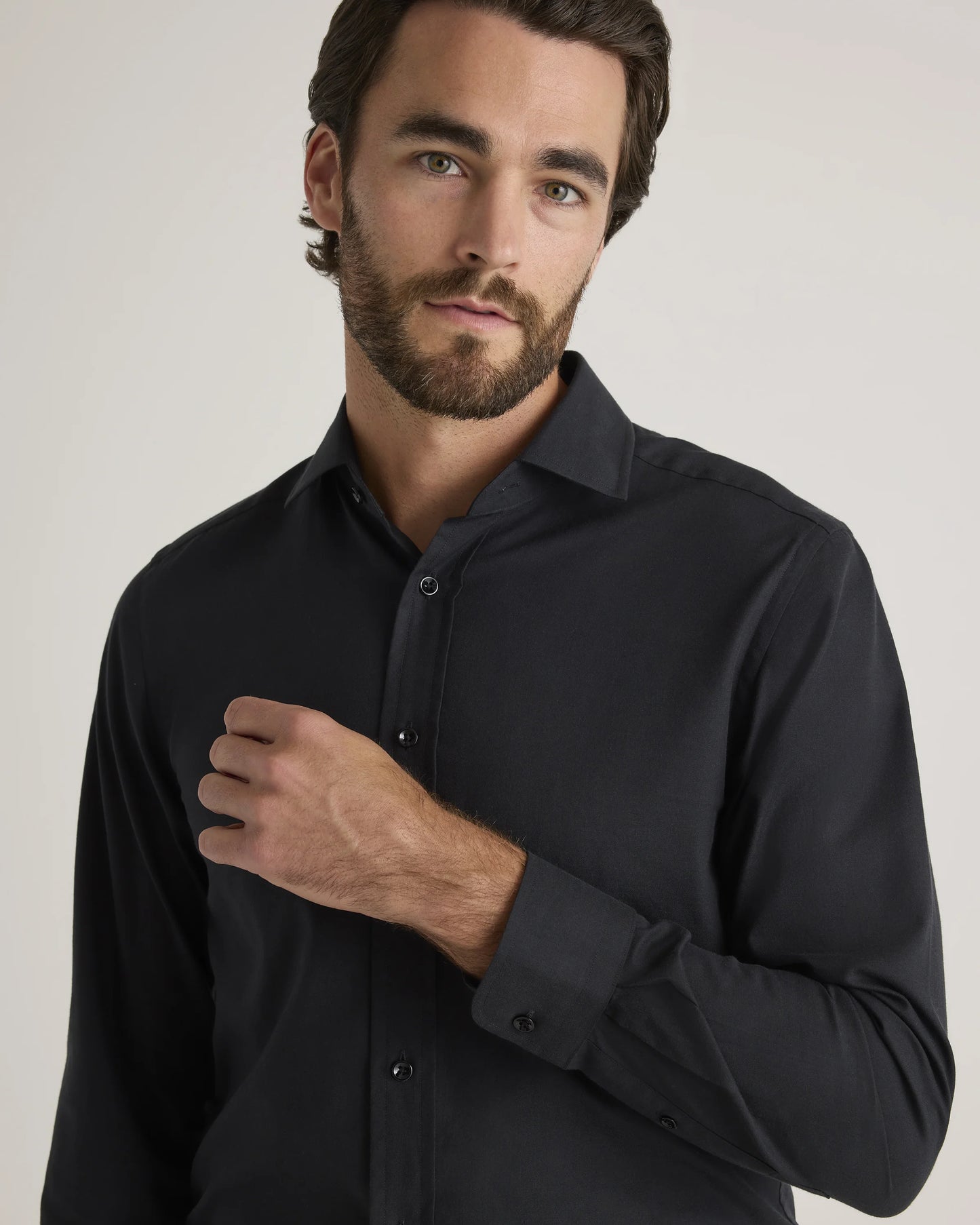 Organic Cotton Cashmere Dress Shirt - XS / Pale Blue
