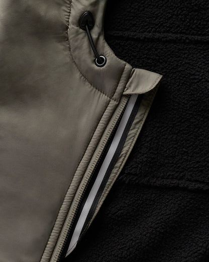 Weather Proof Fleece-Lined Hooded Jacket - S / Carbon Grey