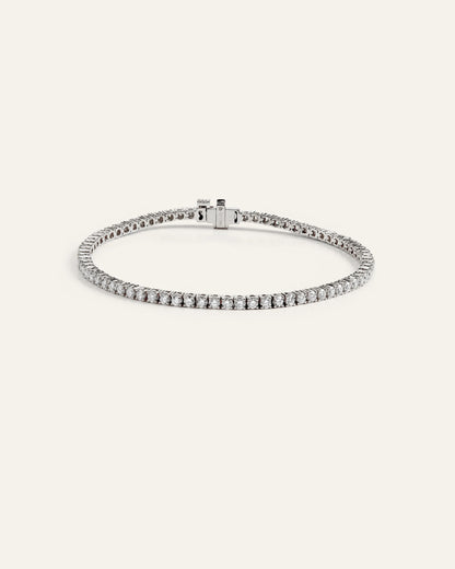 14K Gold Lab Grown Diamond Tennis Bracelet - 3ctw - 6.5" / Yellow Gold