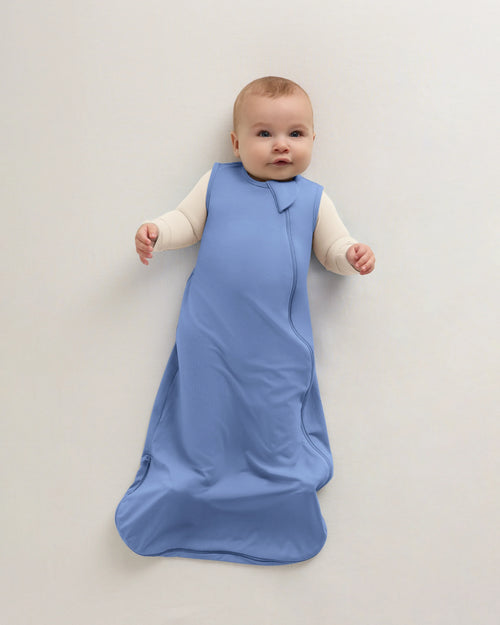Bamboo Sleep Bag 0.5 TOG - S / Colony Blue