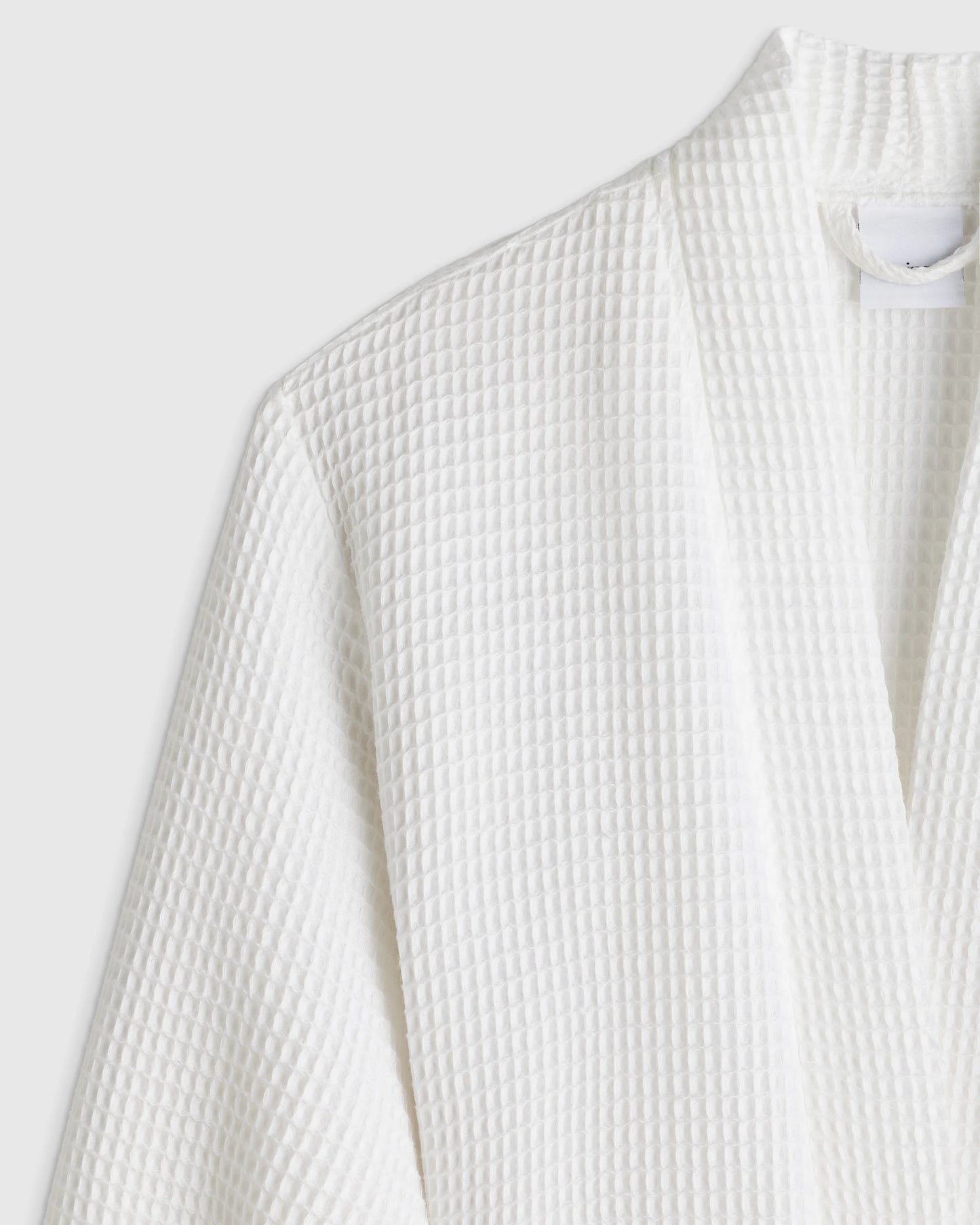 Organic Turkish Waffle Robe - XS / White