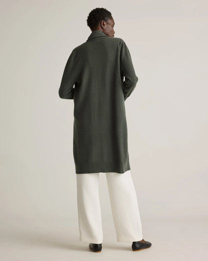 Mongolian Cashmere Duster Cardigan Sweater - XS / Oatmeal