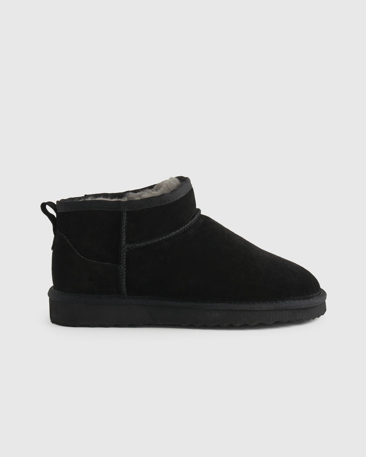 Australian Shearling Mini Boot - 6 / Black