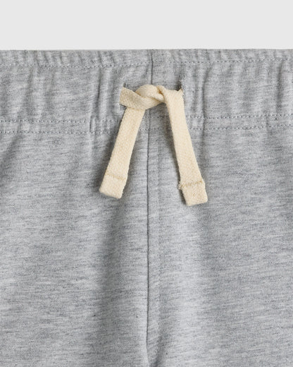 Organic Cotton French Terry Short - 2T / Heather Grey