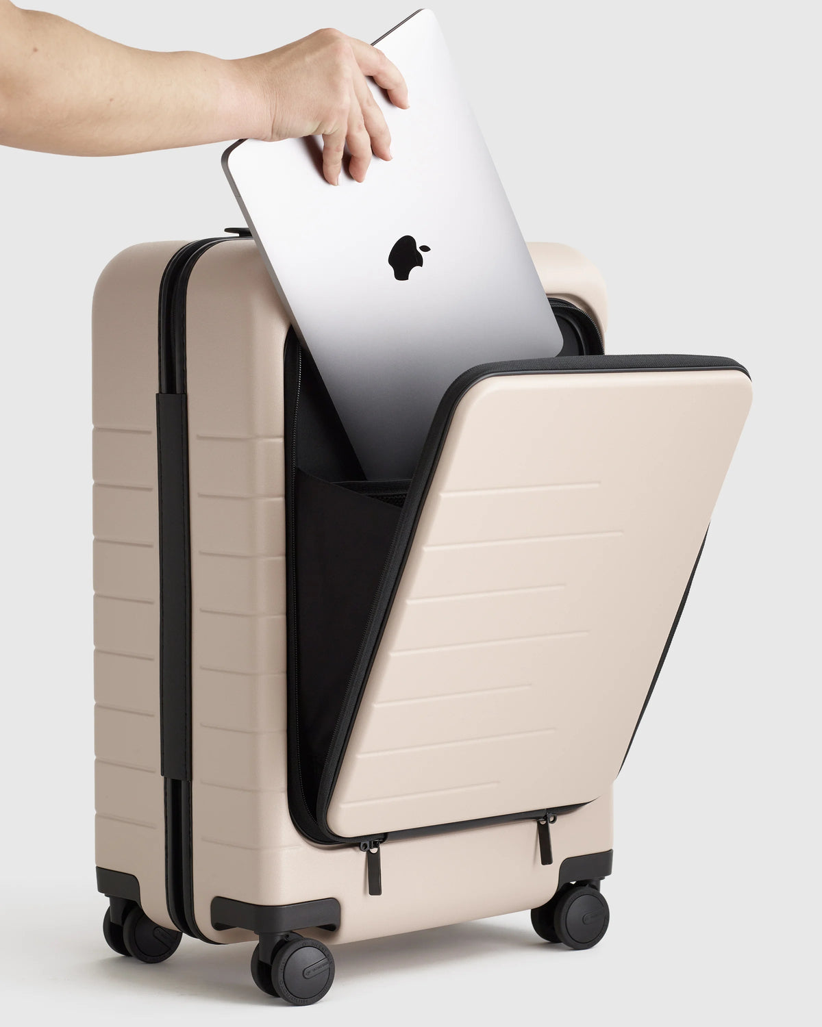 Front Pocket Carry-On Suitcase - One Size / Lavender