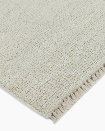 Lee Hand-Knotted Wool Rug - 5' x 8' / Oat