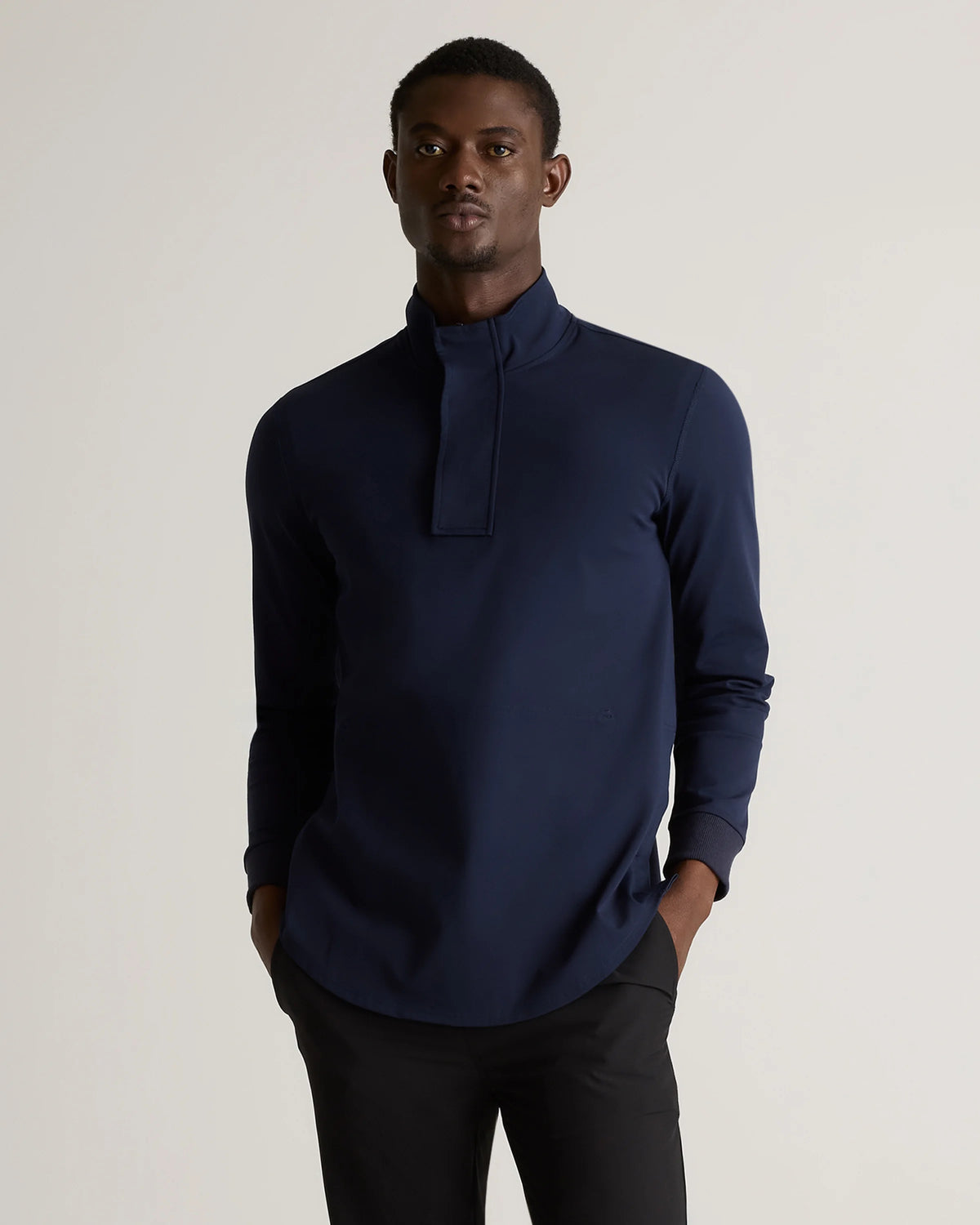 On Par Half-Zip Pullover - S / Deep Navy