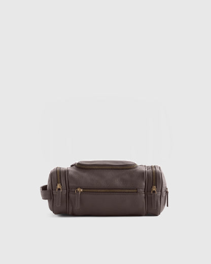 Nappa Leather Toiletry Bag - One Size / Black