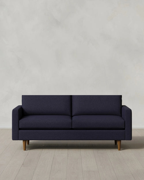 Atlas Midcentury Sofa in Performance Basketweave - 6ft / Navy