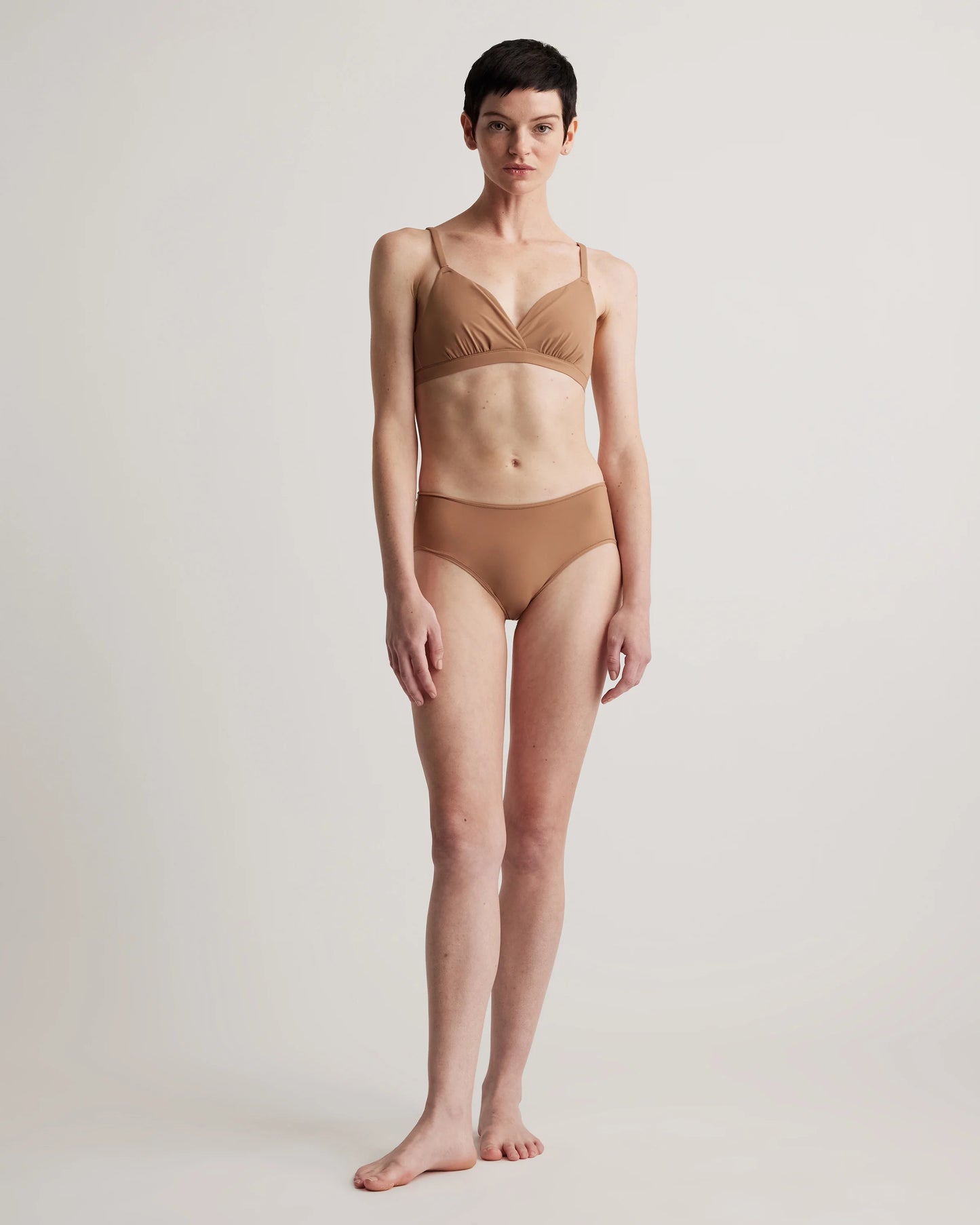 Second Skin Hipster Brief (6-Pack) - XS / Mocha