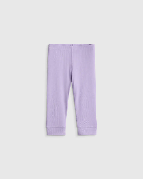 Softest Rib Leggings - 0-3M / Violet Mist
