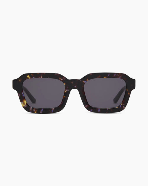 Ibiza Polarized Acetate Sunglasses - One Size / Amethyst Tortoise with Grey lens