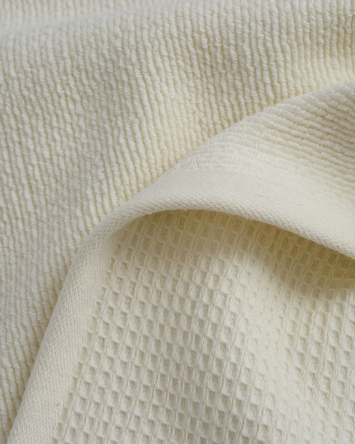 Turkish Waffle Terry Washcloth (Set of 4) - One Size / Ivory