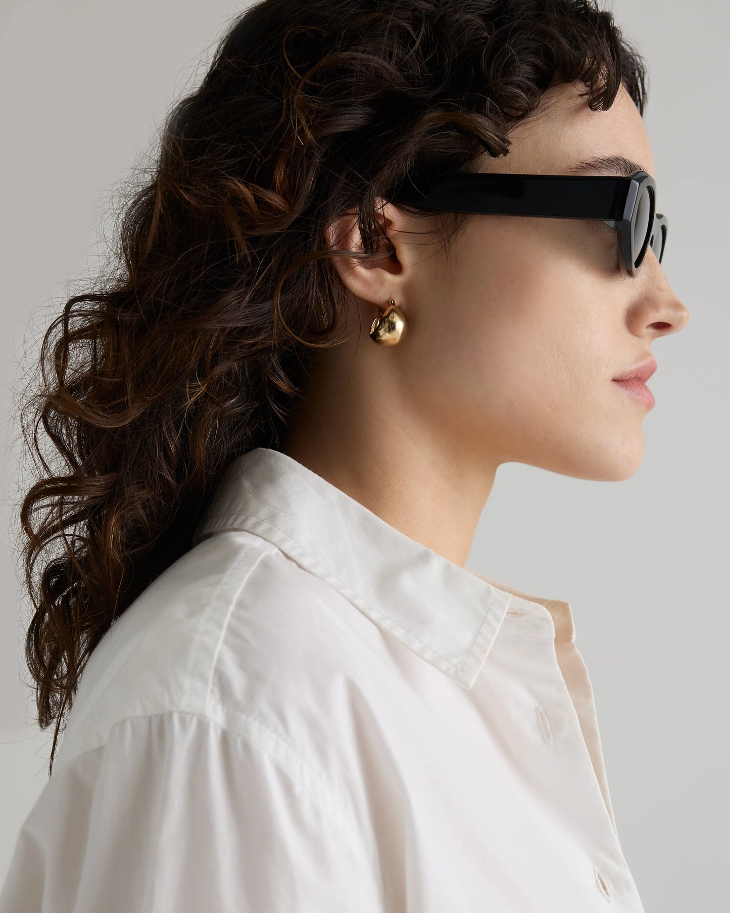 Milan Polarized Acetate Sunglasses - One Size / Black with Grey lens