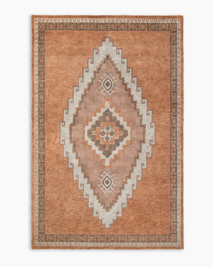 Laleh Wool Rug - 3' x 5' / Copper
