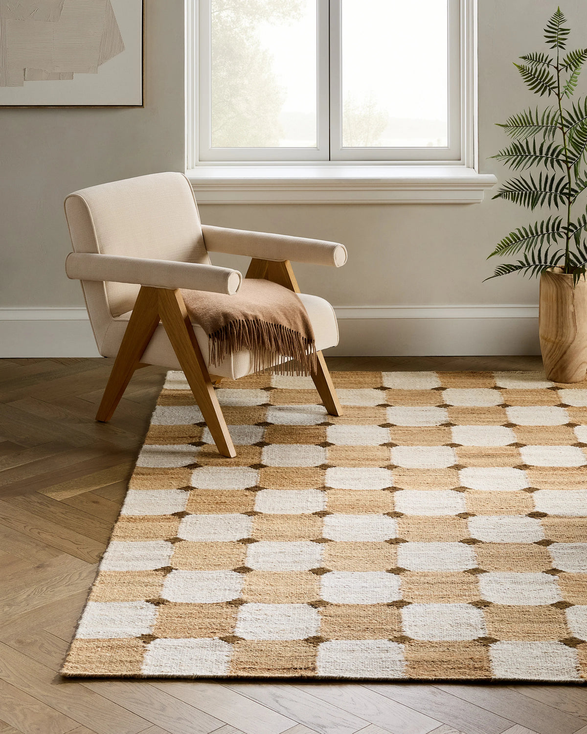 Tess Flatweave Jute Rug - 5' x 8' / Natural