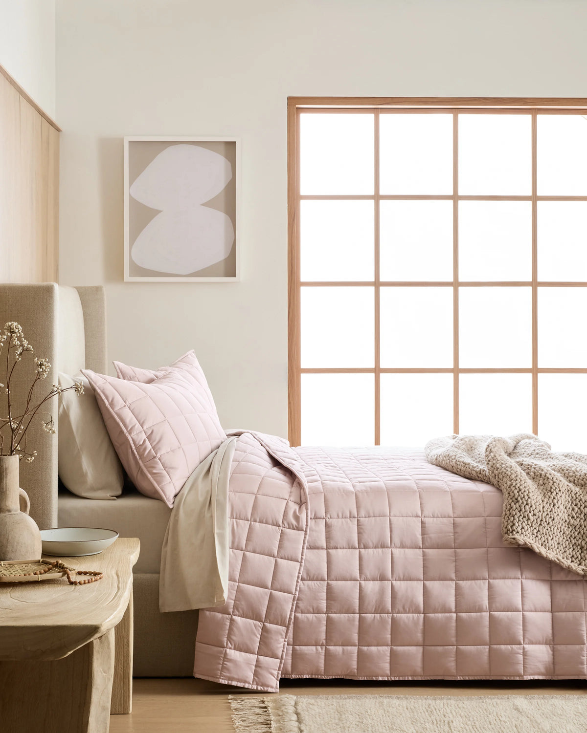 Bamboo Box Quilt - Twin / Sage