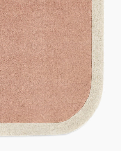 Colorful Curves Hand-Tufted Rug - 3'6" x 5'6" / Pink