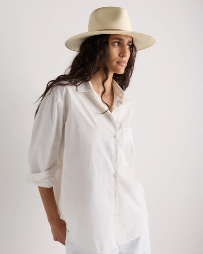 Toquilla Straw Wide Brim Panama Hat - S / Natural