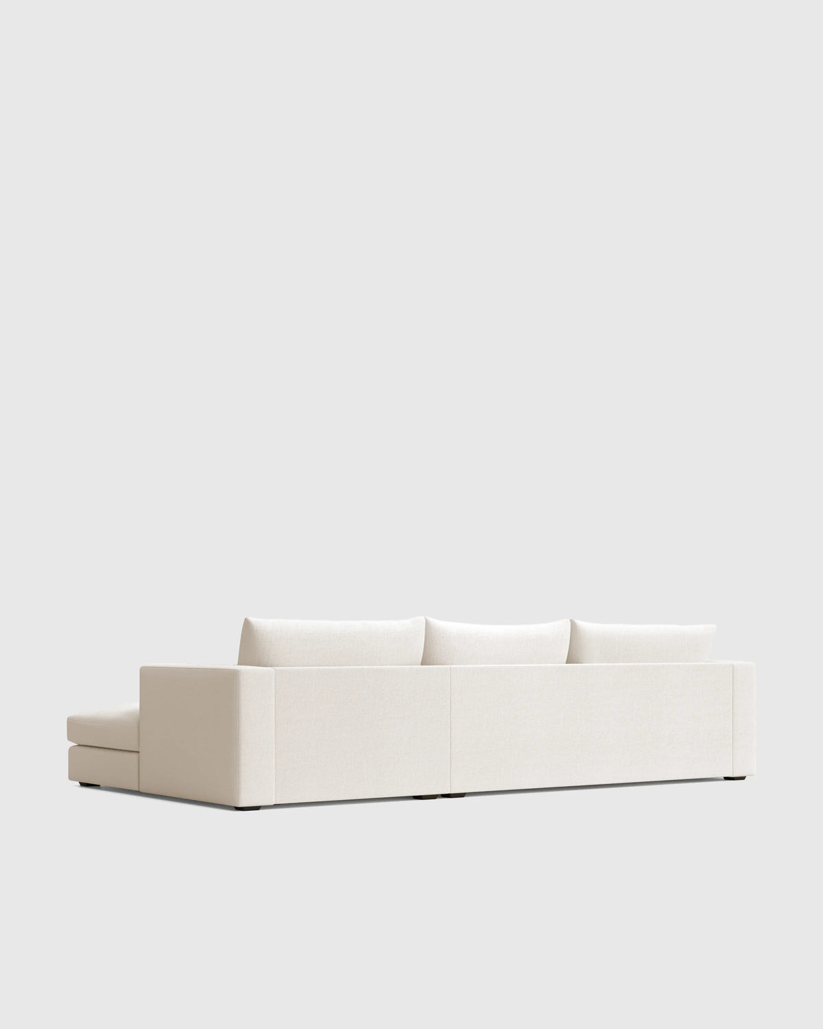 Oasis Chaise Sectional in Performance Linen - Right Arm / Sand