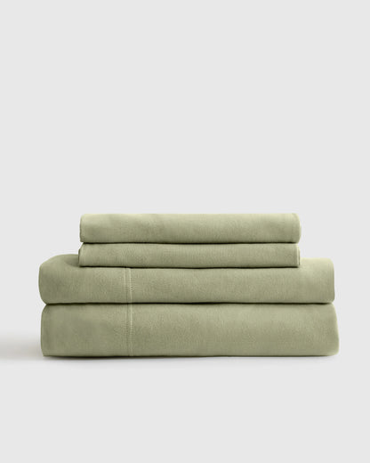 Organic Jersey Sheet Set - Twin / Light Blue