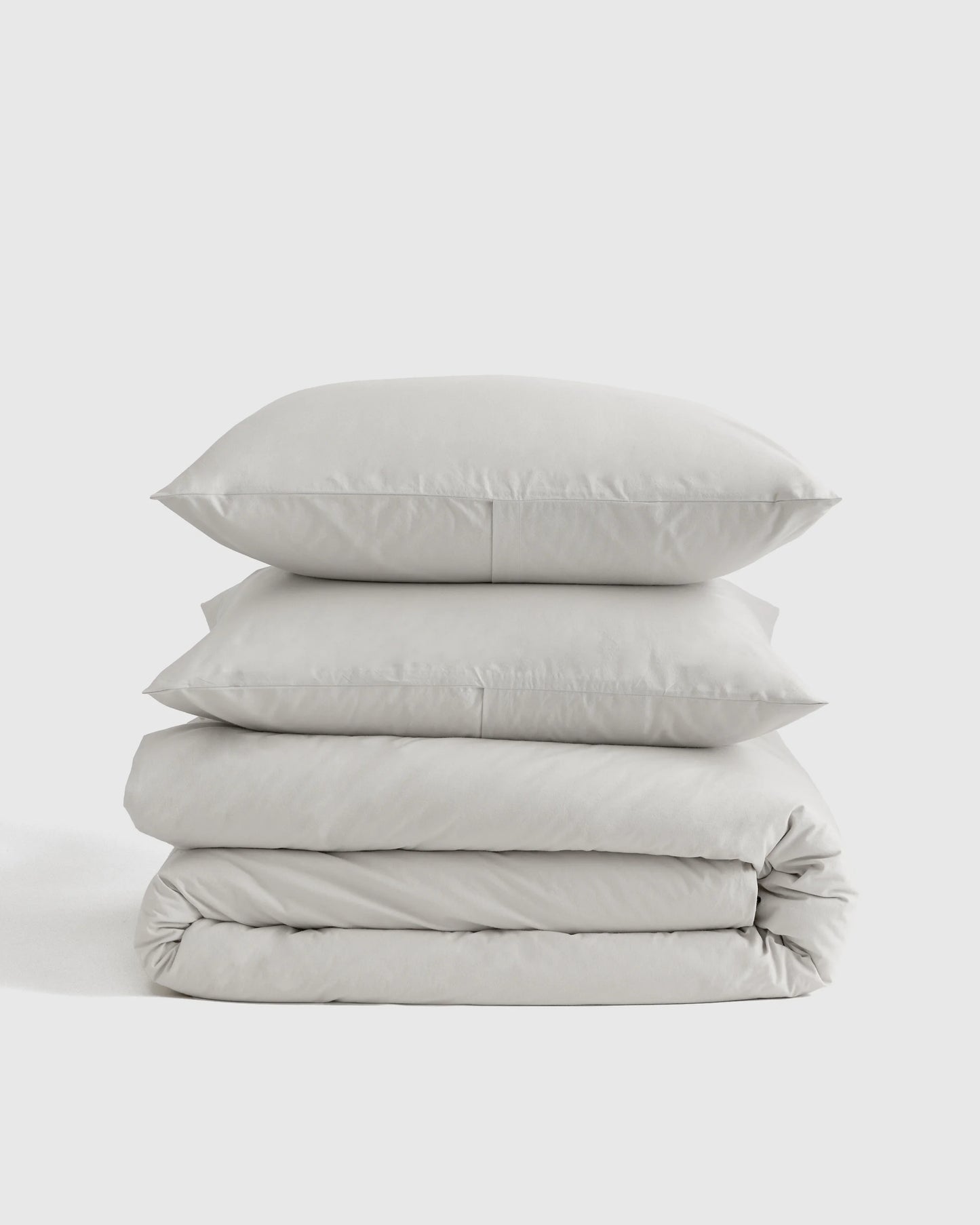 Organic Brushed Cotton Duvet Cover Set - Twin / Toffee