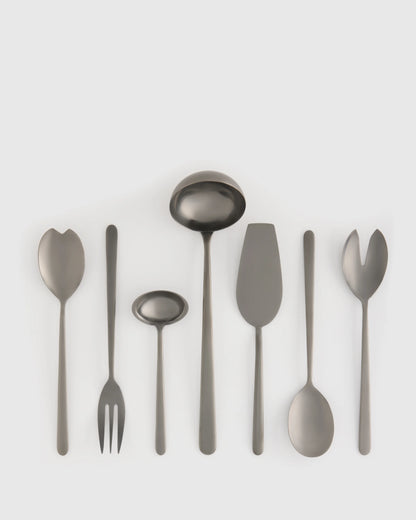 Linea 7-Pc Serving Utensil Set by Mepra - One Size / Polished Stainless Steel