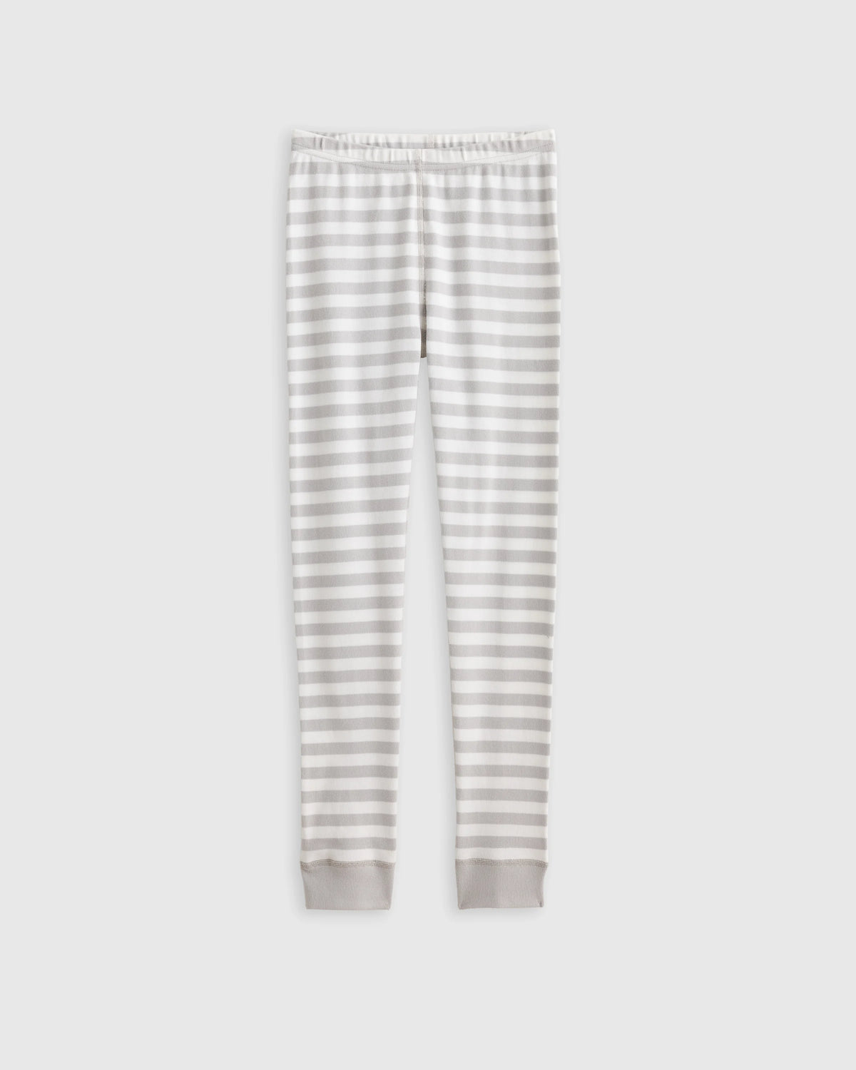 100% Organic Cotton Long Sleeve and Pant Pajama Set - 6 / Navy Stripe