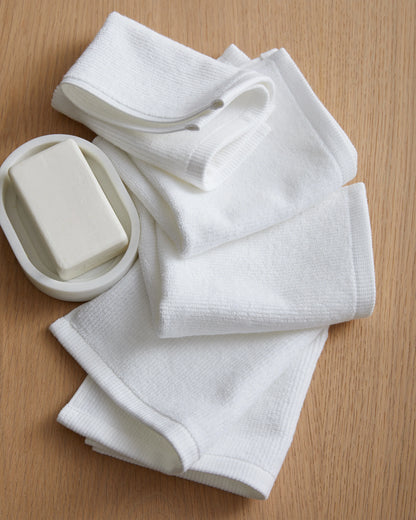 Turkish Ribbed Quick Dry Bath Sheet Bundle - One Size / Mineral