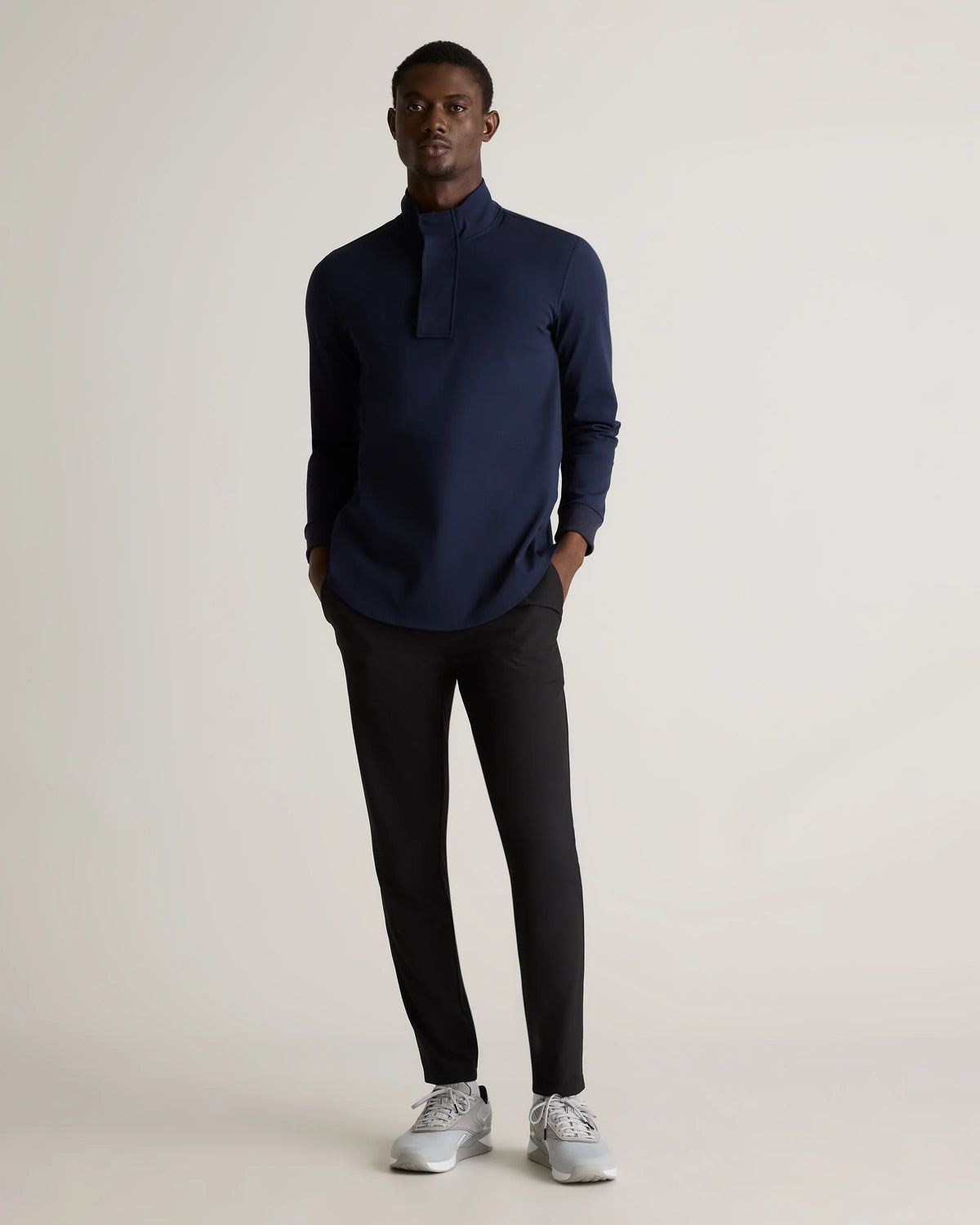 On Par Half-Zip Pullover - S / Deep Navy