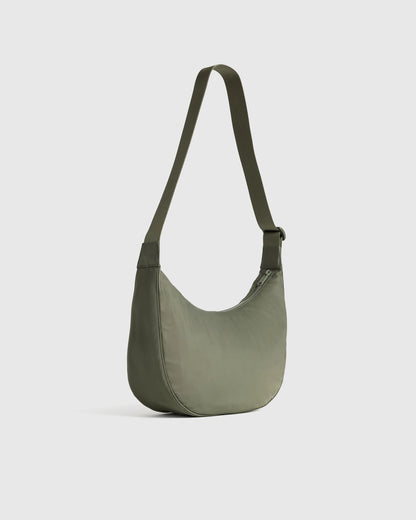 Revive Nylon Crescent Shoulder Bag - One Size / Olive
