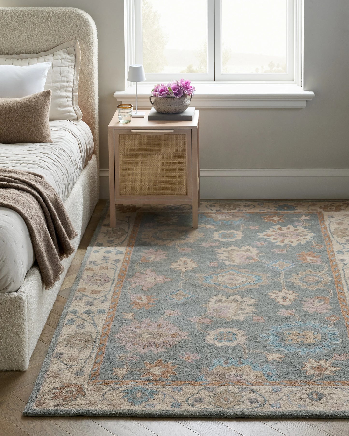 Elowen Wool Rug - 5' x 8' / Blue