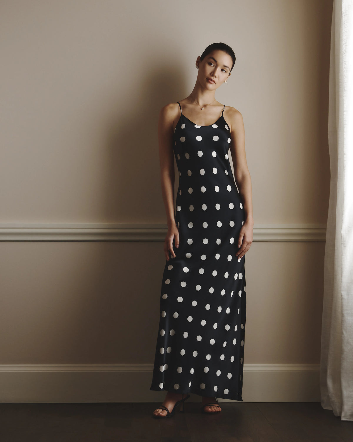 100% Washable Silk Maxi Slip Dress - XS / Cordovan Red Hibiscus