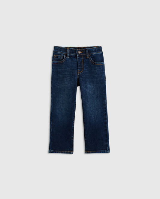 Boys Stretch Straight Jeans - 2T / Dark Wash