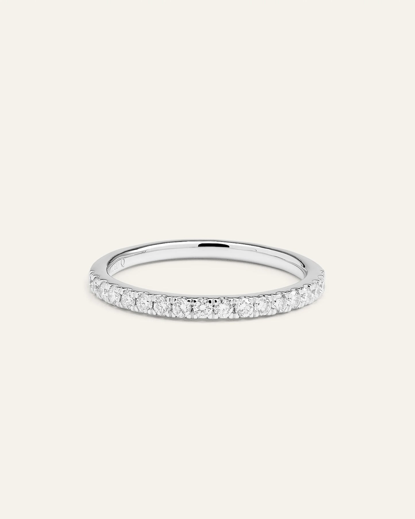 Lab Grown Diamond Pave Band - 4 / Yellow Gold